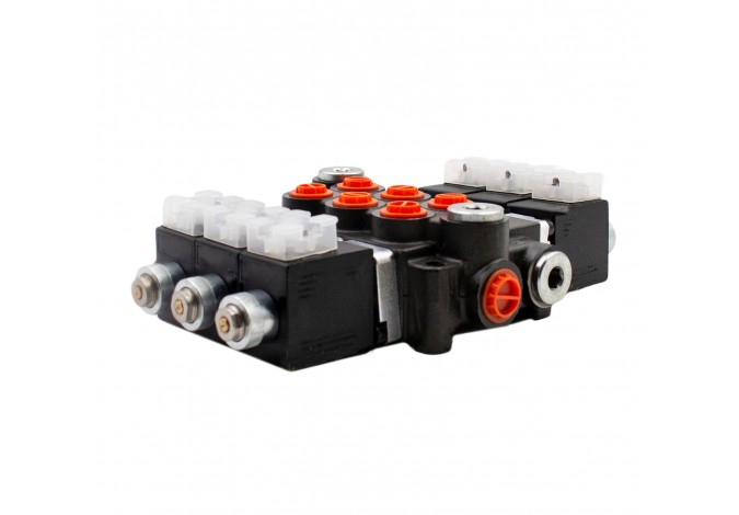 Электромагнитный гидрораспределитель Z80 (3 секции)