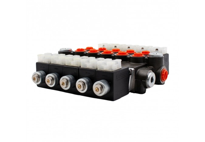 Электромагнитный гидрораспределитель Z50 (5 секций) Электромагнитный гидрораспределитель Z50 (5 секций)