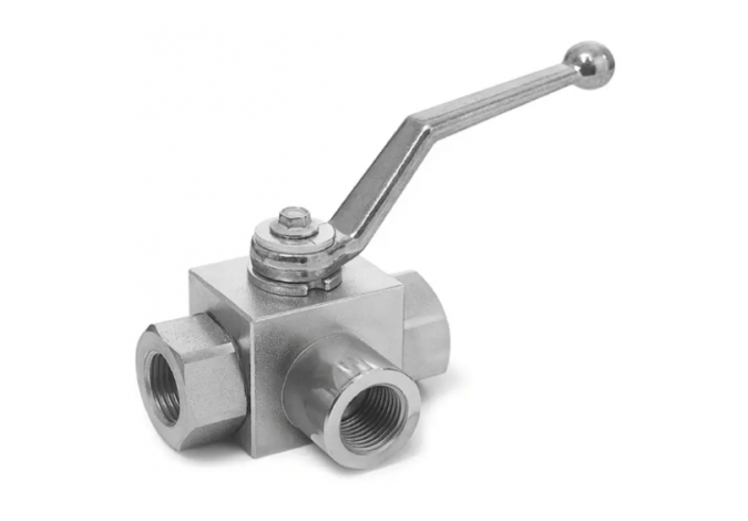 Кран кульовий 3-х ходовий GE5L G1/2 DN13 (Італія)
