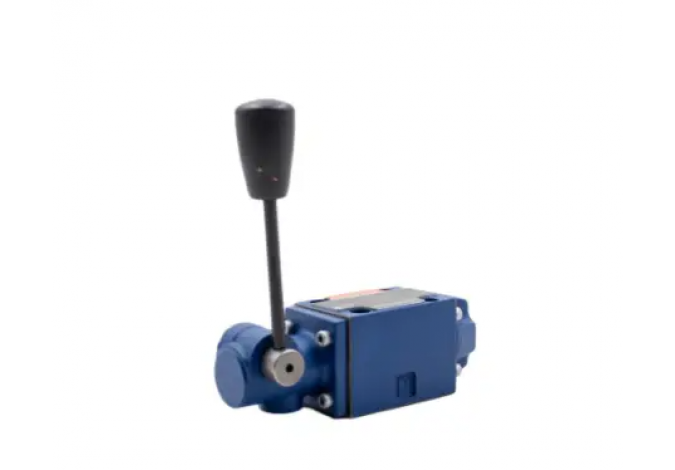 Ручний гідророзподілювач ДУ6, схема Е (44)(фіксатор без пружинного повернення)