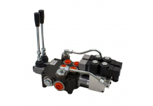 Гидрораспределитель 2P80EHOR24V двухсекционный 80 л/мин, Болгария (С электрогидравлическим управлением)