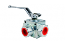 Кран шаровый 3-х ходовой GE3L G3/4 DN20 (Италия)