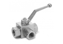 Кран шаровый 3-х ходовой GE5L G1/2 DN13 (Италия)