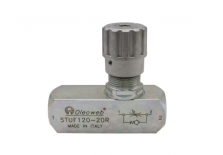 Дросель із зворотним клапаном STUF140 (різьба 1/4") Дросель із зворотним клапаном STUF140 (різьба 1/4")