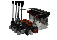 Гидрораспределитель 4P40-VRP 12 вольт, 4-секционный 40 л/мин, Болгария (С электрогидравлическим управлением)