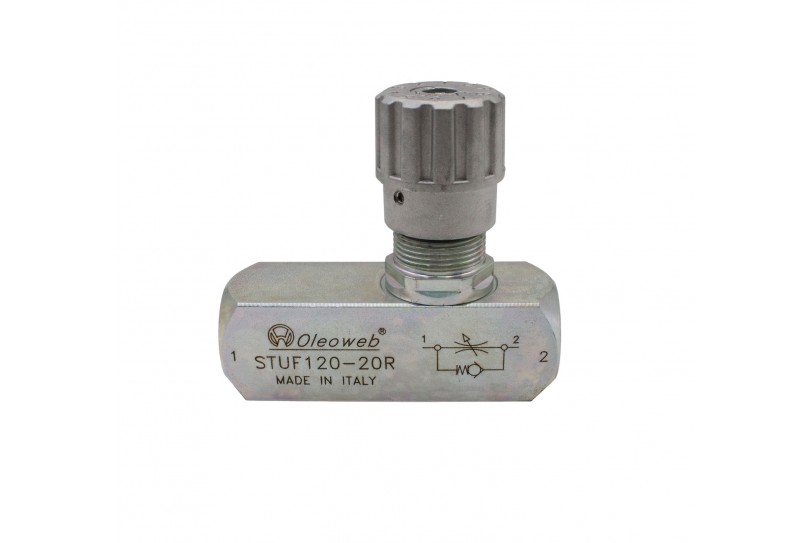 Дросель зі зворотнім клапаном STUF120 (різьба 1/2")