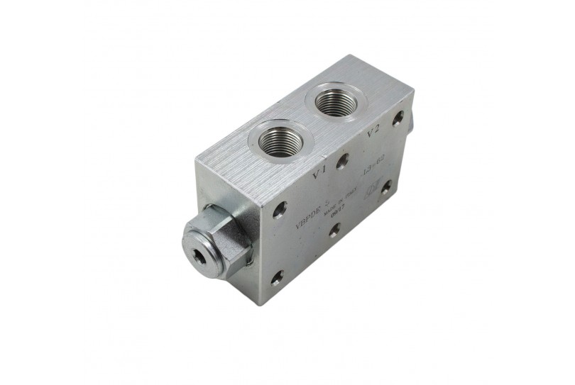 Гідрозамок двосторонній фланцевий VBPDE 3/8" FL - L3=62, 30 л/хв