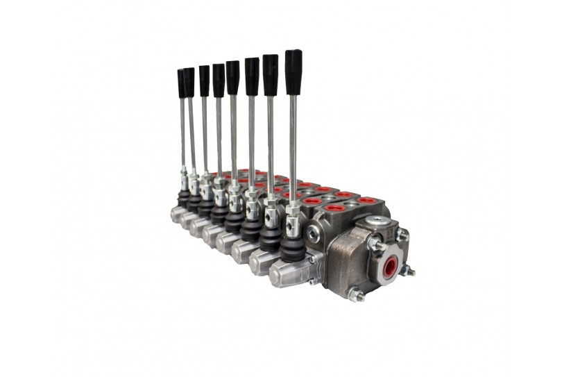 Гідророзподілювач GS10/8/AC(X‐220) (6 секций) Гідророзподілювач GS10/8/AC(X‐220) (6 секций)