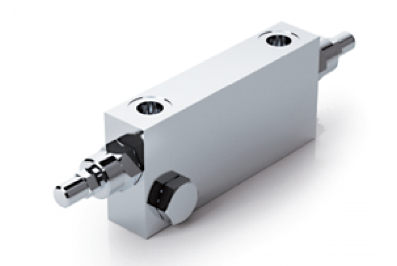 Клапан гальмівний двосторонній VBCD 3/8" DE/A FLV (40 л/хв)