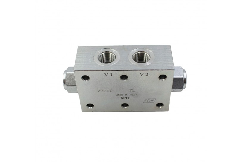 Гідрозамок двосторонній фланцевий VBPDE 3/8" FL, 30 л/хв