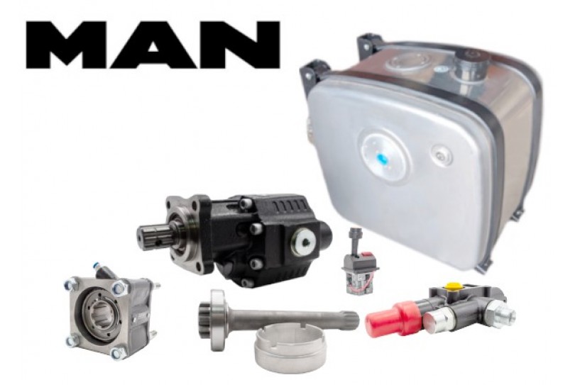 Комплект гидравлики на самосвал MAN