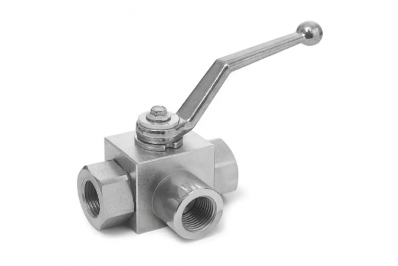 Кран кульовий 3-x ходовий GE5L G3/8 DN10 (Італія)