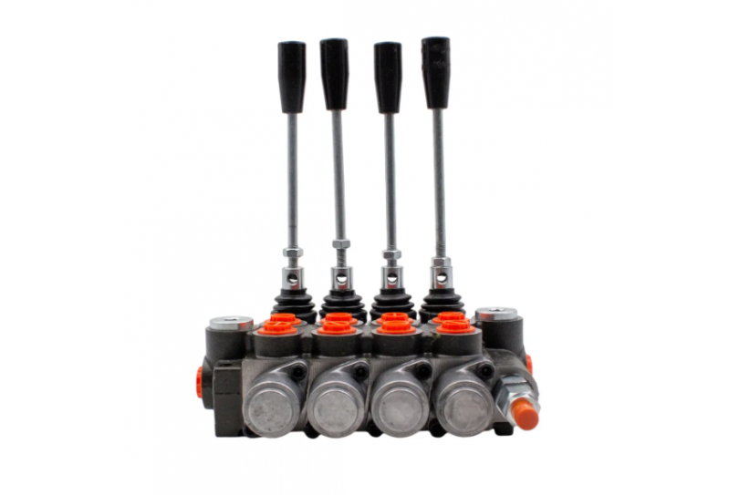 Гідророзподільник з плаваючим положенням Р80 чотирьохсекційний 80 л/хв, Болгарія Badestnost