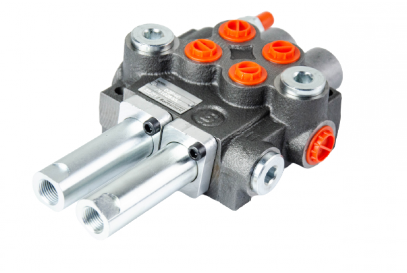 Гидрораспределитель Р80 двухсекционный 80 л/мин под тросы, Болгария Badestnost