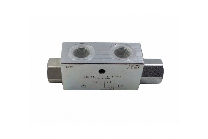 Гидрозамок односторонний  VBPSE 1/2" L 4 VIE, 50 л/мин