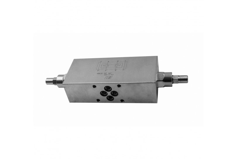 Overcenter - тормозной  клапан плитного монтажа (40 л/мин, ДУ6, VBCD DE/A CETOP 3) Overcenter - тормозной  клапан плитного монтажа (40 л/мин, ДУ6, VBCD DE/A CETOP 3)