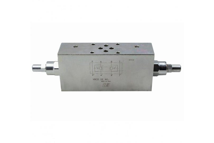 Overcenter - тормозной  клапан плитного монтажа (40 л/мин, ДУ6, VBCD DE/A CETOP 3) Overcenter - тормозной  клапан плитного монтажа (40 л/мин, ДУ6, VBCD DE/A CETOP 3)