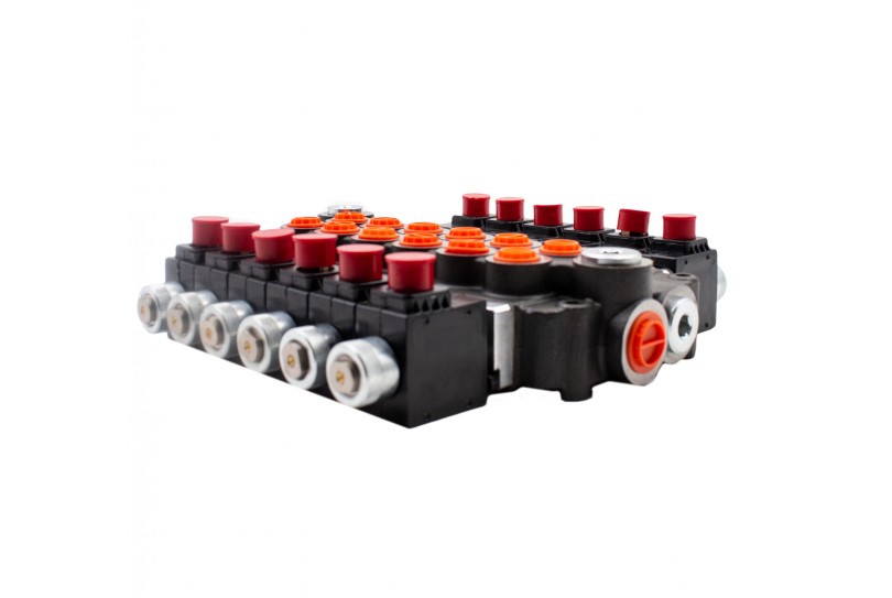 Електромагнітний гідророзподільник Z50 24 Вольт (6 секцій) Електромагнітний гідророзподільник Z50 24 Вольт (6 секцій)