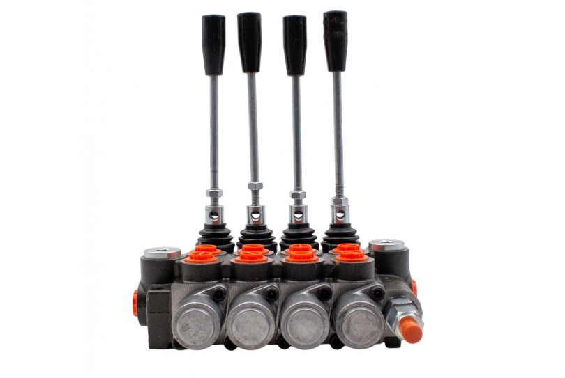 Гидрораспределитель с ручным управлением 4PK80R (4 секции)