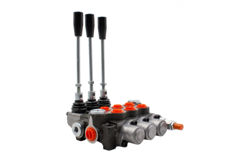 Гідророзподільник з плаваючим положенням Р40 трисекційний 40-50 л/хв, Болгарія Badestnost