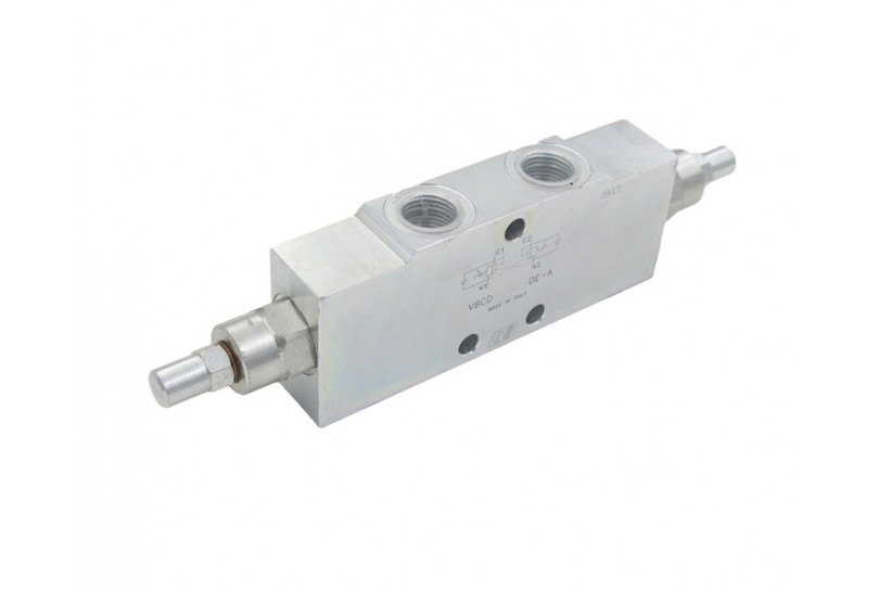Клапан тормозной двусторонний VBCD 3/8" DE-A CC (контрбаланс) (40 л/мин)