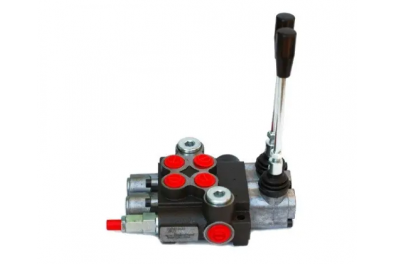 Гідророзподільник Р40 двосекційний 40-50 л/хв (З плаваючим положенням і автовозвратом) Гідророзподільник Р40 двосекційний 40-50 л/хв (З плаваючим положенням і автовозвратом)